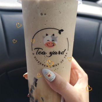 Tea Yard - The Cappuccino Coffee Jelly and Brown Sugar milk tea w/ coffee jelly & tapioca are my favorite - Bubble Tea Near Me - Oak Lawn, Illinois Tea Yard - The Cappuccino Coffee Jelly and Brown Sugar milk tea w/ coffee jelly & tapioca are my favorite - Bubble Tea Near Me - Oak Lawn, Illinois