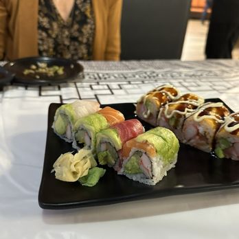 Sake Sushi - Rainbow and Dragon Rolls. - Sushi Bars Near Me - Madison, Wisconsin