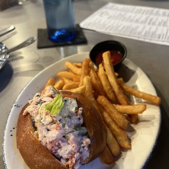 The Atlantic - lobster roll. it was great! - Seafood Near Me - Virginia Beach, Virginia