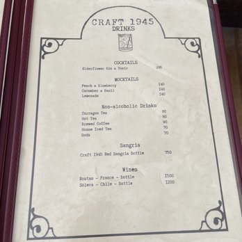 Craft 1945 - Spanish Near Me - Baguio City, BEN