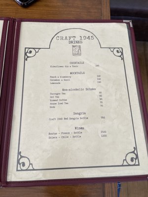 Menu photo 4 Craft 1945 Baguio City, BEN