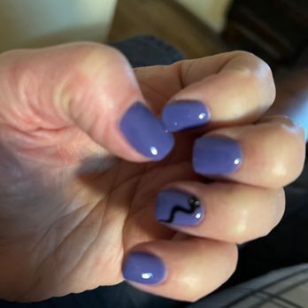 Soleil Nails & Spa - Dipped nails with a snake painted on ring finger. - Nail Salons Near Me - Barstow, California Soleil Nails & Spa - Dipped nails with a snake painted on ring finger. - Nail Salons Near Me - Barstow, California