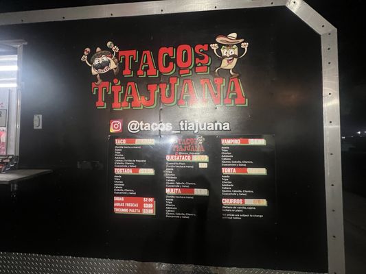 Menu photo 1 Tacos TiaJuana Chula Vista, CA Menu photo 1 Tacos TiaJuana Chula Vista, CA