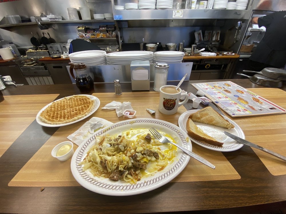 WAFFLE HOUSE Traditional American Restaurant 4896 University Dr