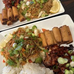 BBQ Chicken and BBQ Pork Combo