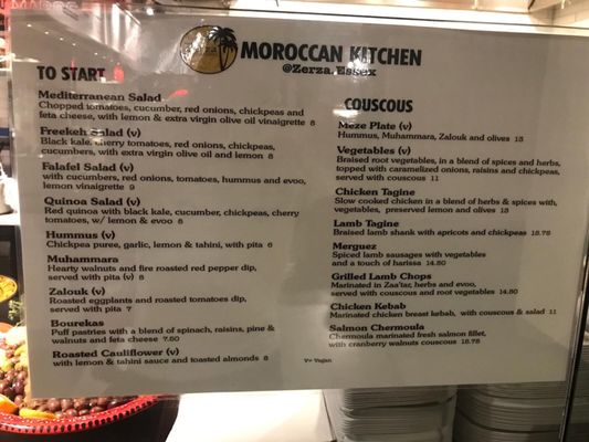 Menu photo 8 Zerza Moroccan Kitchen New York, NY
