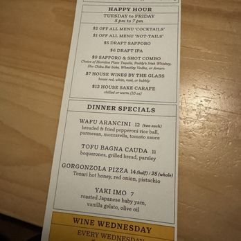 Tonari - Menu - Japanese Near Me - Washington, DC, District of Columbia