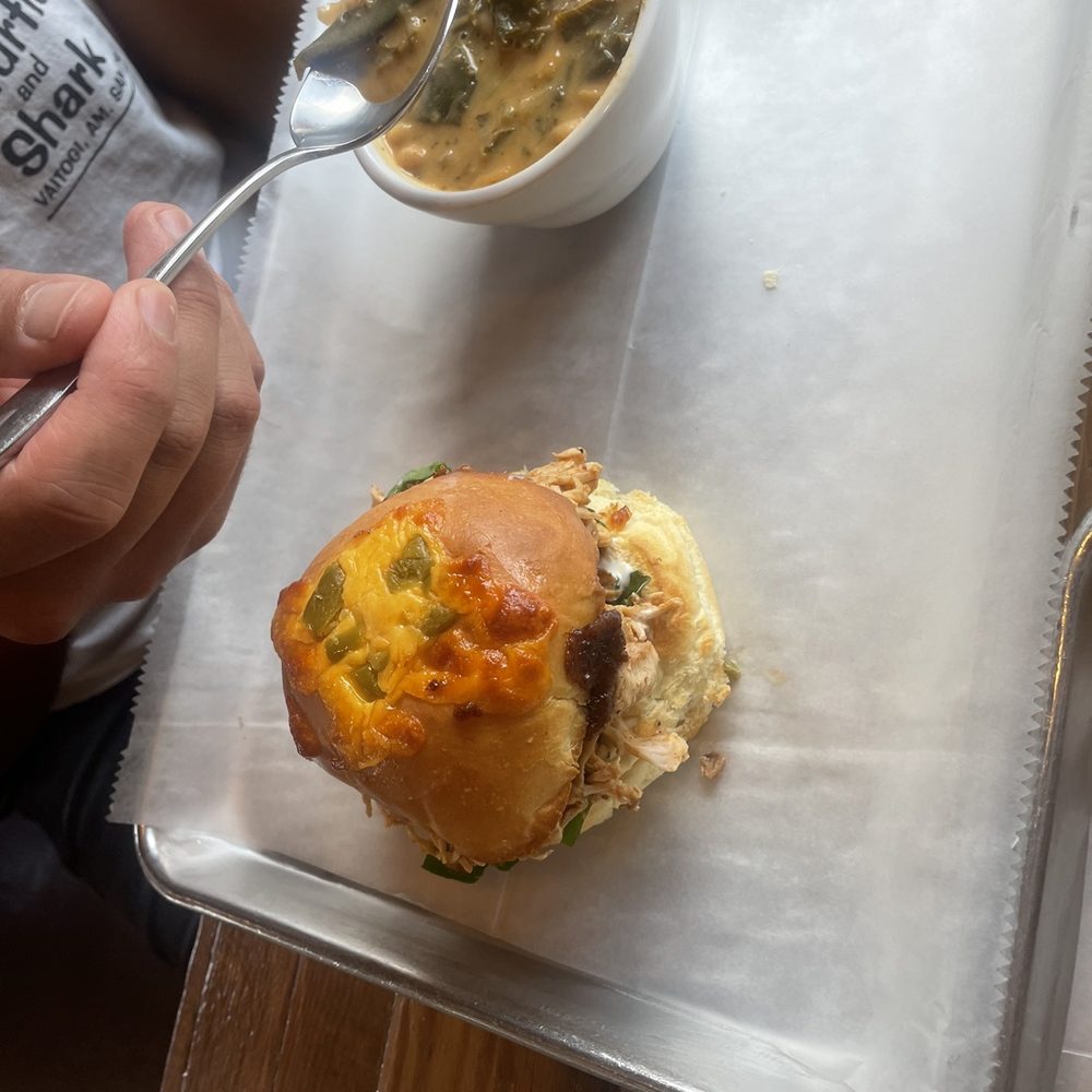 The Table - Smoked Chicken Sandwich and soup of the day, Portuguese soup - American Near Me - Louisville, Kentucky The Table - Smoked Chicken Sandwich and soup of the day, Portuguese soup - American Near Me - Louisville, Kentucky