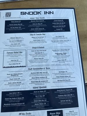 Menu photo 6 Snook Inn Marco Island, FL