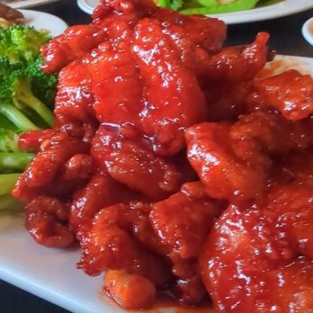 Chin's Szechwan - Carlsbad - Tangerine shrimp with added chicken. Space level 3. Very good, not too sweet. - Chinese Near Me - Carlsbad, California Chin's Szechwan - Carlsbad - Tangerine shrimp with added chicken. Space level 3. Very good, not too sweet. - Chinese Near Me - Carlsbad, California