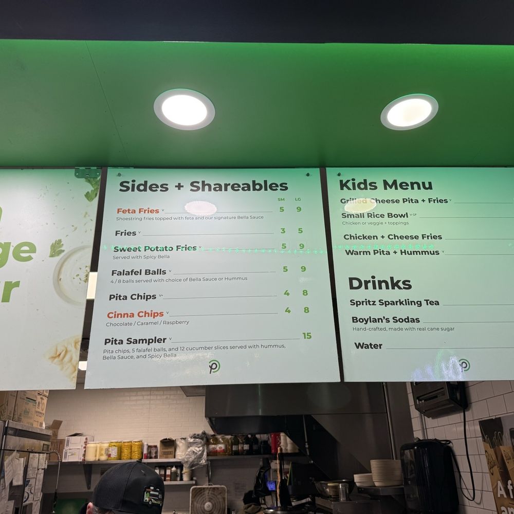 Pitabilities - Sides menu - Mediterranean Near Me - Hilliard, Ohio