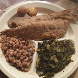 Pioneer Road Service - Whole Catfish Special. $11.95 with three sides and bread. Really good fish.