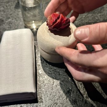 Alouette - Beetroot tartlet with shiso leaf - Restaurants Near Me - Copenhagen, 84