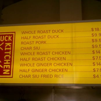Roast Duck Kitchen - The menu... - Chinese Near Me - Aiea, Hawaii