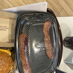 McDonald's - 2 orders of bacon (each order is 3 half strips)