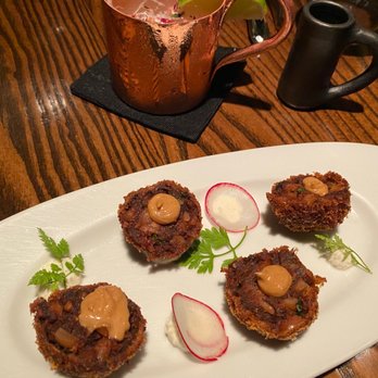 Indian Accent - Beet and peanut butter tikki - Indian Near Me - New York, New York