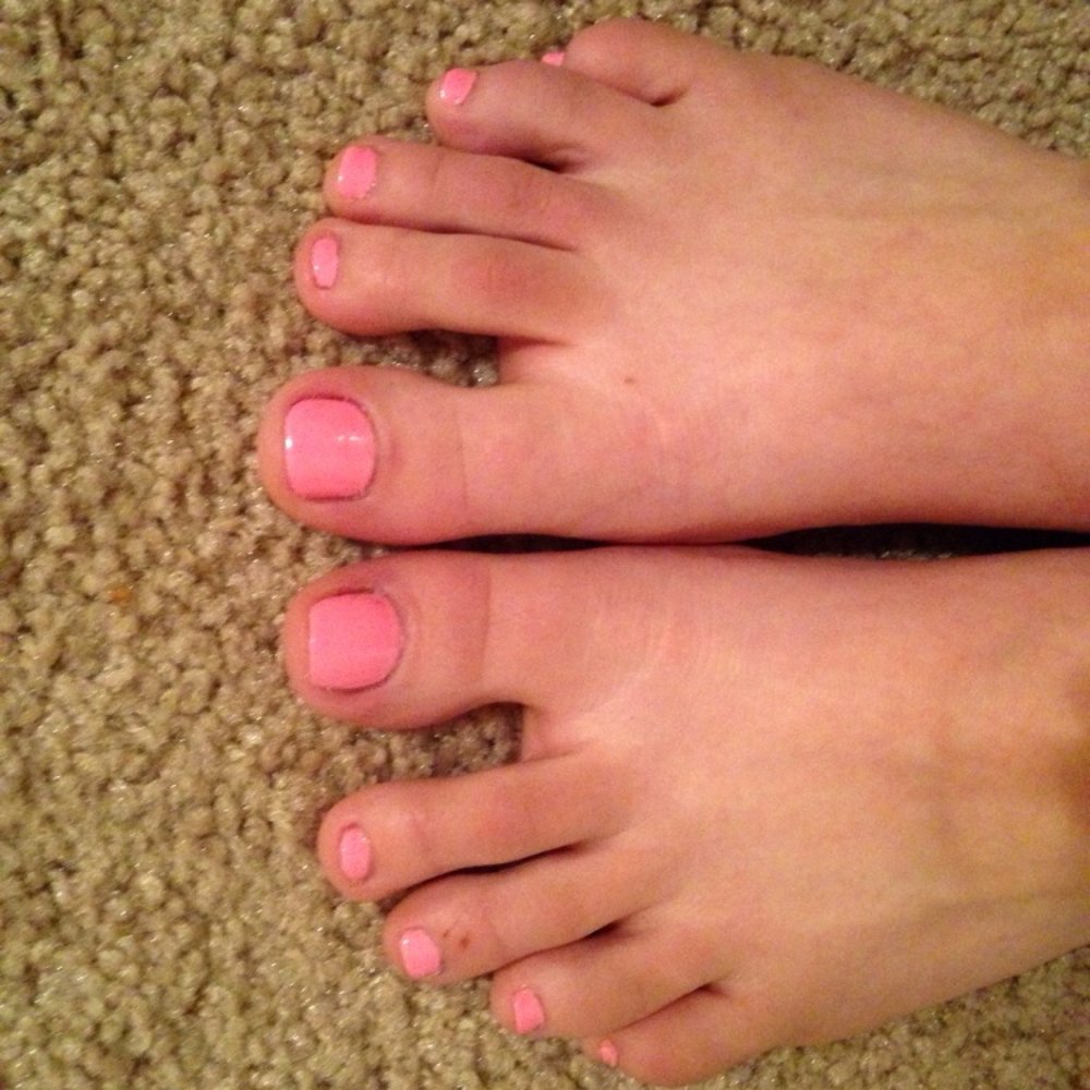 Nail Trends - Pedi, my nails were jagged, that's why they do not look as square as they should. - Nail Salons Near Me - Richmond, Virginia