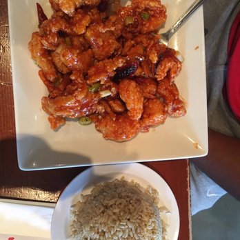 Pho Show - Orange chicken with a side of brown rice - Vietnamese Near Me - Culver City, California Pho Show - Orange chicken with a side of brown rice - Vietnamese Near Me - Culver City, California