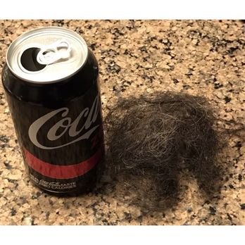 Salon Indigo Aveda - Just a tiny bit of the hair that fell out - Nail Salons Near Me - Fraser, Michigan