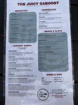 Menu photo 1 The Juicy Caboosy Long Beach, MS