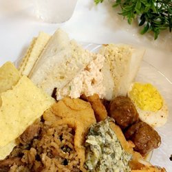Michele's Catering And Southern Home Cooking - Spinach dip, jambalaya, meatballs, deviled eggs, chicken salad sandwiches, fried fish