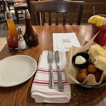 The Pit - Complimentary basket of biscuits and hush puppies - Barbeque Near Me - Raleigh, North Carolina The Pit - Complimentary basket of biscuits and hush puppies - Barbeque Near Me - Raleigh, North Carolina