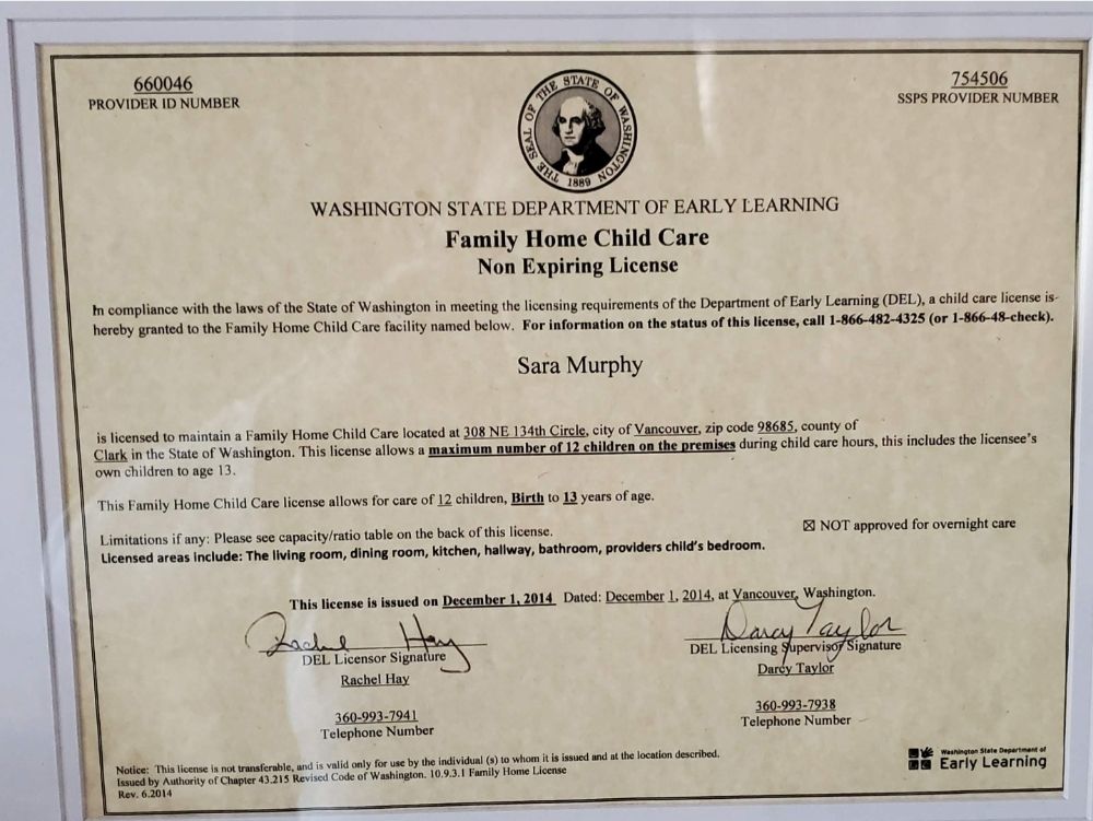 Buttons and Bows - childcare center in Vancouver, WA