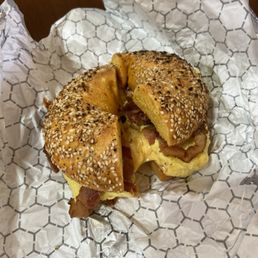 Lox and Cream Cheese Sandwich