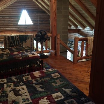 Tall Timber Lodge & Cabins - This area, the upstairs, could accommodate 7 people. The mattresses are innerspring antiques. Bring a mattress topper. - Hotels Near Me - Pittsburg, New Hampshire Tall Timber Lodge & Cabins - This area, the upstairs, could accommodate 7 people. The mattresses are innerspring antiques. Bring a mattress topper. - Hotels Near Me - Pittsburg, New Hampshire