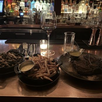 Vinyl Steakhouse - 16 oz. Cajun Dry Rubbed Ribeye - Steakhouses Near Me - New York, New York Vinyl Steakhouse - 16 oz. Cajun Dry Rubbed Ribeye - Steakhouses Near Me - New York, New York
