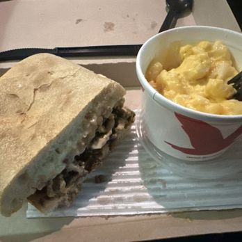 Wawa - a sandwich and a bowl of macaroni and cheese - Gas Stations Near Me - Baltimore, Maryland