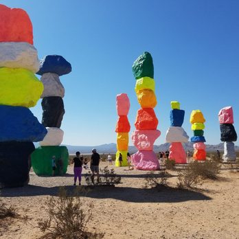 Seven Magic Mountains - Public Art Near Me - Las Vegas, Nevada