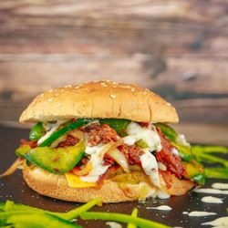 Palatino Food Truck - BBQ Brisket Sandwich