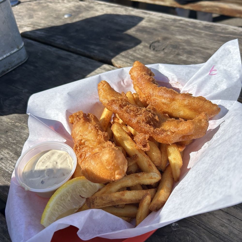 Fisherman's Cove - Halibut and chips - Seafood Near Me - Bodega Bay, California Fisherman's Cove - Halibut and chips - Seafood Near Me - Bodega Bay, California
