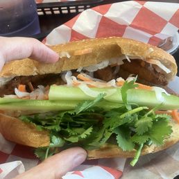 5. Banh Mi Vegan Ham