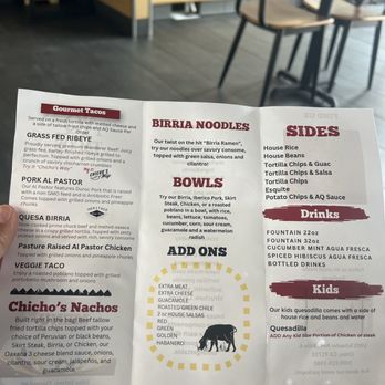 A’Q Tacos - Menu - Tacos Near Me - Chino, California