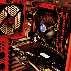 Affordable Computer Service & Repair - Inside look of Custom Gaming Desktop