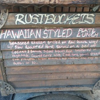 Rustbucket - Menu - Hawaiian Near Me - Hana, Hawaii Rustbucket - Menu - Hawaiian Near Me - Hana, Hawaii