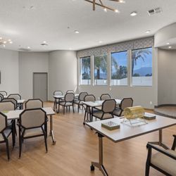 The Camelot - A Provincial Senior Living Community - Activity Room.