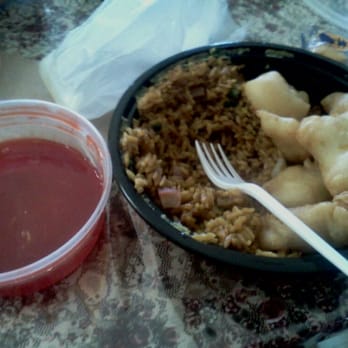 China Tiger - Sweet & sour chicken lunch combo. Eggroll already eaten and dipped in sauce :))) Full and still alot left. - Chinese Near Me - New Brighton, Minnesota China Tiger - Sweet & sour chicken lunch combo. Eggroll already eaten and dipped in sauce :))) Full and still alot left. - Chinese Near Me - New Brighton, Minnesota