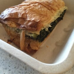 Olive Tree Greek Grill - Spanakopita -Spinach Pie, I hope it tastes good!
