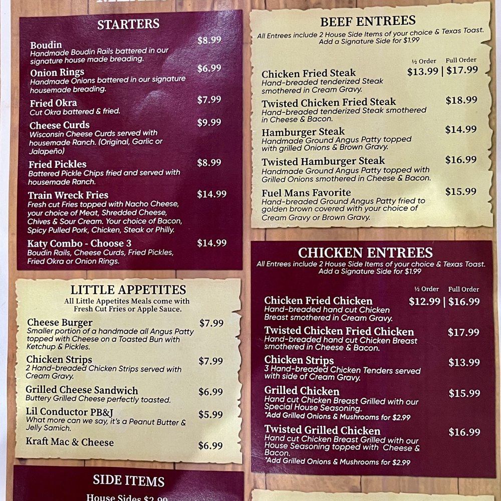 Railway Express Diner - Menus - Diners Near Me - Belton, Texas Railway Express Diner - Menus - Diners Near Me - Belton, Texas
