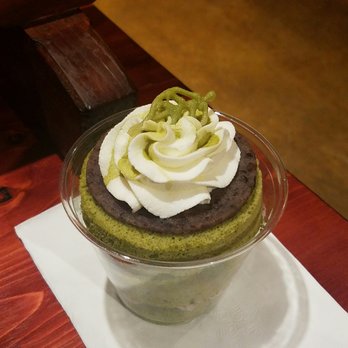 Ramen Ray - Matcha atsuki cake! Beware, it has red bean paste (which is delicious but I know some people don't like it). - Ramen Near Me - Indianapolis, Indiana