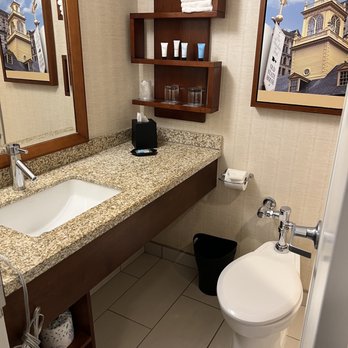 Sheraton Boston Hotel - Bathroom. So small. - Hotels Near Me - Boston, Massachusetts