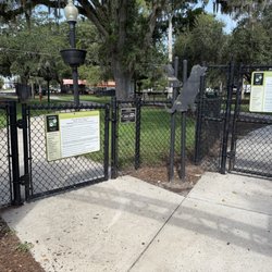 Paw Park of Historic Sanford - The Entrance for both large and small dogs is off of 5th St