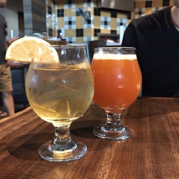 Dogfish Head Brewings & Eats - Bending Time cocktail & an IPA. - American Near Me - Rehoboth Beach, Delaware