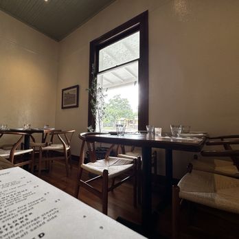 Cafe Dimona - Dining area where we ate. - Mediterranean Near Me - Fredericksburg, Texas