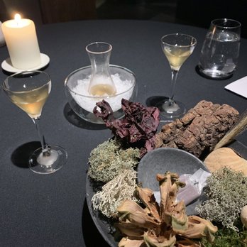 Aska - Foragers dessert course with Aquavit - Scandinavian Near Me - Brooklyn, New York