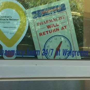 Walgreens - I hate when you see this notice at the drive thru. - Drugstores Near Me - Covina, California Walgreens - I hate when you see this notice at the drive thru. - Drugstores Near Me - Covina, California