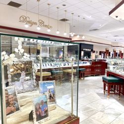 Bridal section includes designer brands and custom pieces